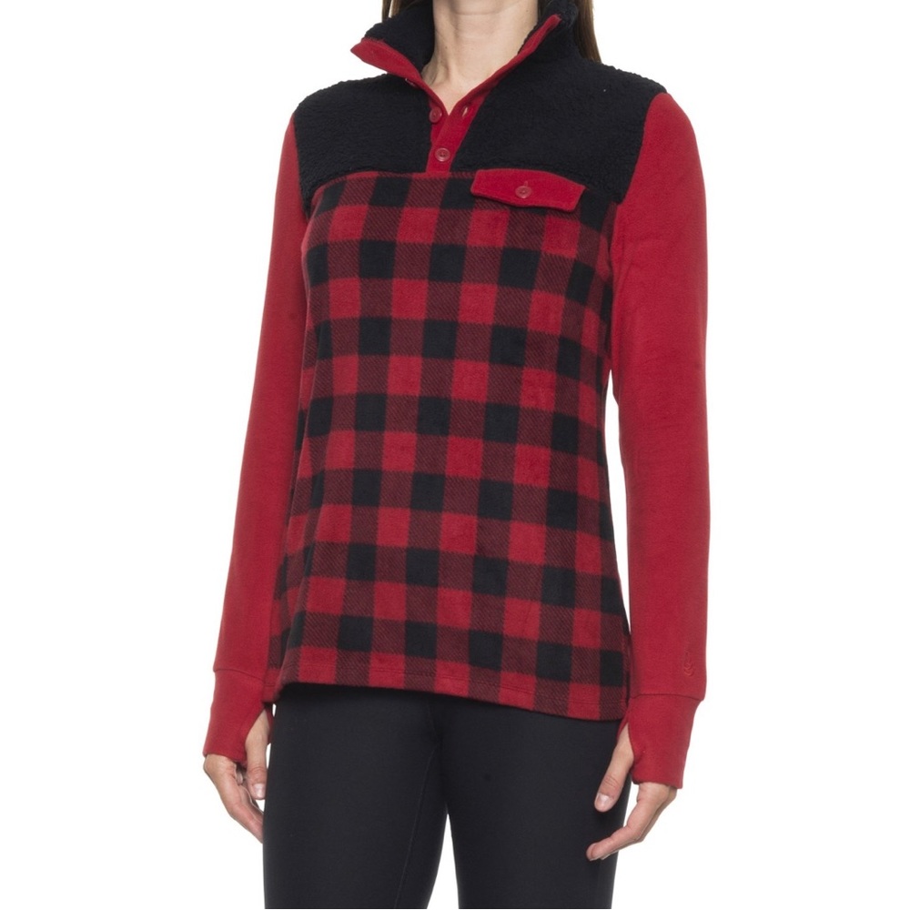 Fleece long sleeved sweater